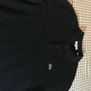 Lacoste Polo black in color never worn XL
